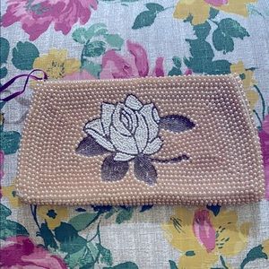 Vintage Rosebud Clutch
